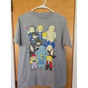 Japanese anime Fullmetal Alchemist T-shirt size Medium 2004 Y2K